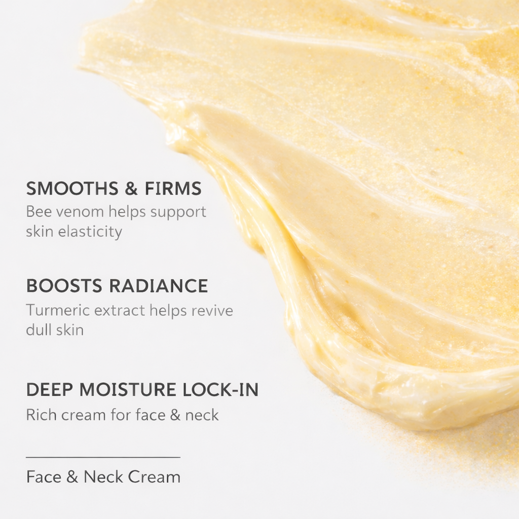 Auravén Bee Venom & Turmeric Firming Face & Neck Cream